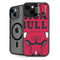 NBA Chicago Bulls Large Logo iPhone 15 Kickstand Case