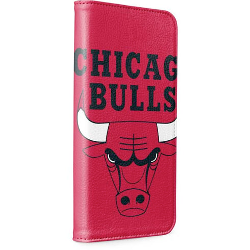 NBA Chicago Bulls Large Logo iPhone 15 Pro Max Folio Case