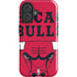 NBA Chicago Bulls Large Logo iPhone 16 Impact Case