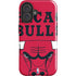 NBA Chicago Bulls Large Logo iPhone 16 Plus Impact Case