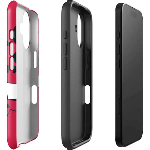 NBA Chicago Bulls Large Logo iPhone 16 Plus Impact Case