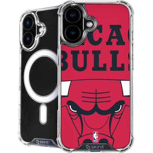 NBA Chicago Bulls Large Logo iPhone 16 Plus MagSafe Case