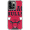 NBA Chicago Bulls Large Logo iPhone 16 Pro Clear Case