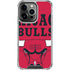NBA Chicago Bulls Large Logo iPhone 16 Pro Clear Case