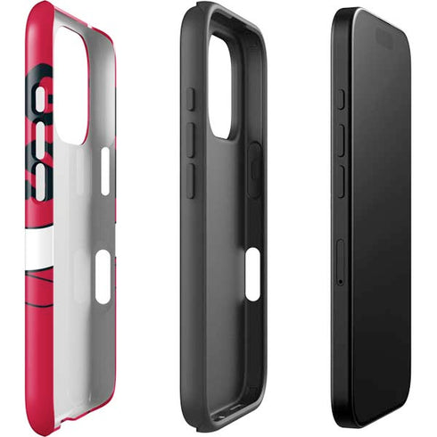 NBA Chicago Bulls Large Logo iPhone 16 Pro Impact Case