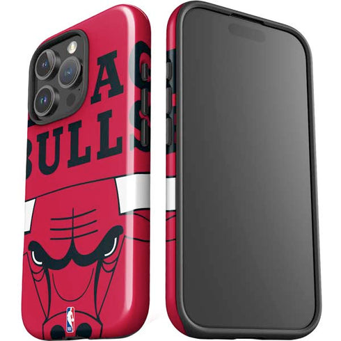 NBA Chicago Bulls Large Logo iPhone 16 Pro Impact Case