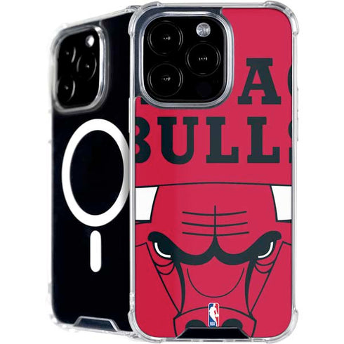 NBA Chicago Bulls Large Logo iPhone 16 Pro Max MagSafe Case