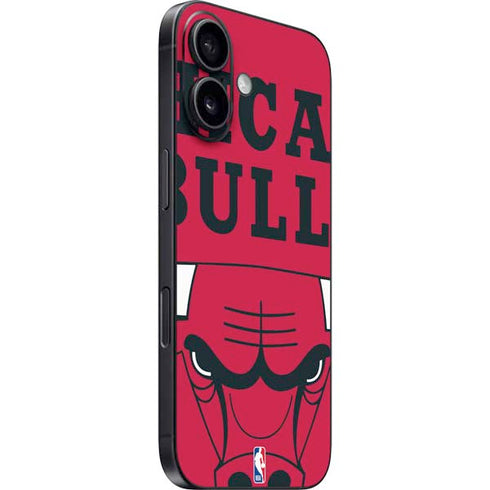NBA Chicago Bulls Large Logo iPhone 16 Skin