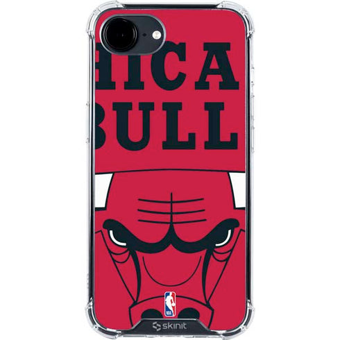 NBA Chicago Bulls Large Logo iPhone 16e Clear Case