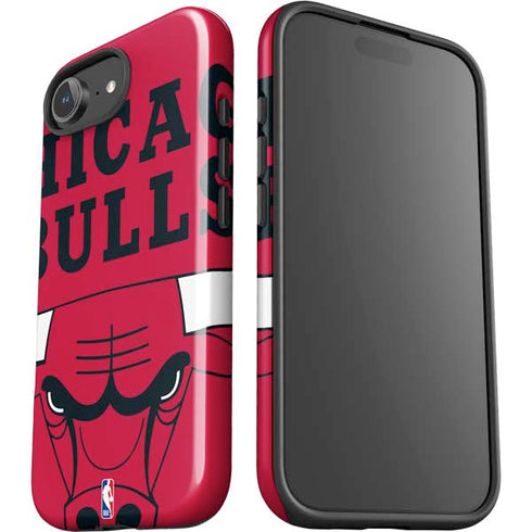 NBA Chicago Bulls Large Logo iPhone 16e Impact Case