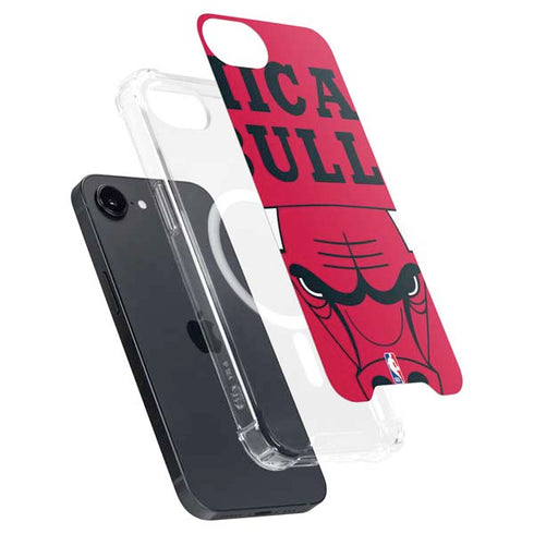 NBA Chicago Bulls Large Logo iPhone 16e MagSafe Case