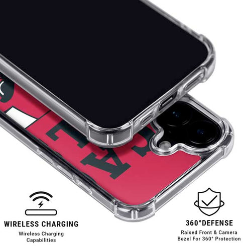 NBA Chicago Bulls Large Logo iPhone 17 Clear Case