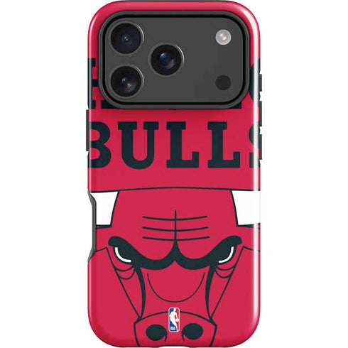 NBA Chicago Bulls Large Logo iPhone 18 Pro Impact Case