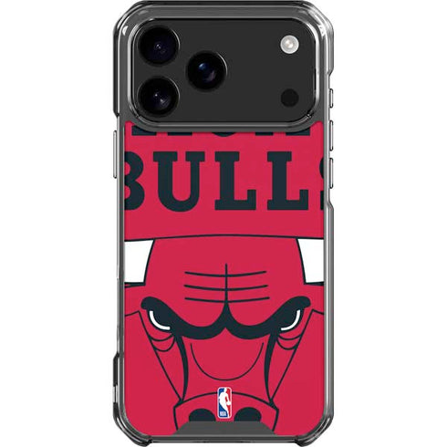 NBA Chicago Bulls Large Logo iPhone 18 Pro Max Clear Case