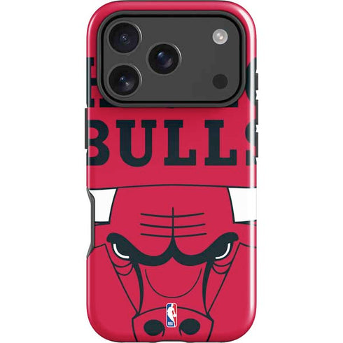 NBA Chicago Bulls Large Logo iPhone 18 Pro Max Impact Case