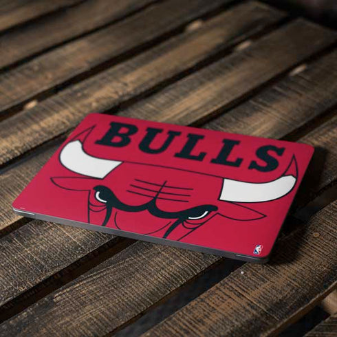 NBA Chicago Bulls Large Logo Apple MacBook Air Skin