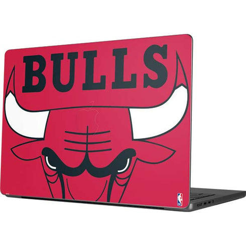 NBA Chicago Bulls Large Logo Apple MacBook Pro 14-inch Skin