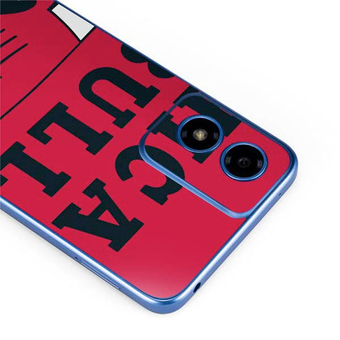 NBA Chicago Bulls Large Logo Moto G Play 4G (2024) Skin