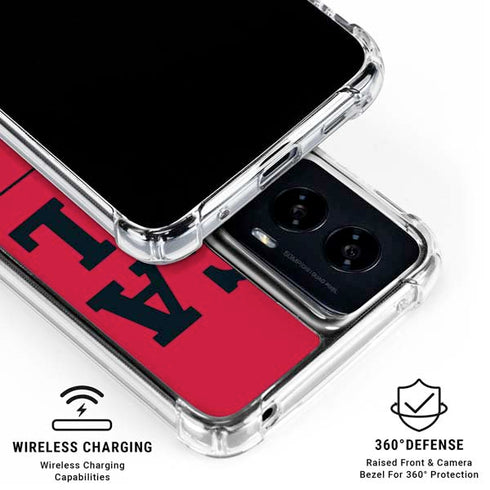 NBA Chicago Bulls Large Logo Moto G Power 5G (2024) Clear Case
