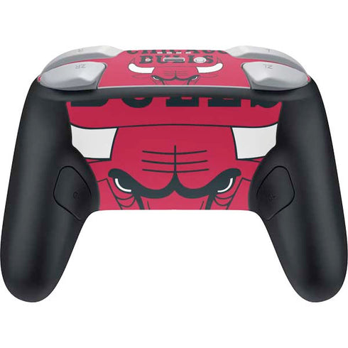 NBA Chicago Bulls Large Logo Nintendo Switch 2 (2025) Pro Controller Skin