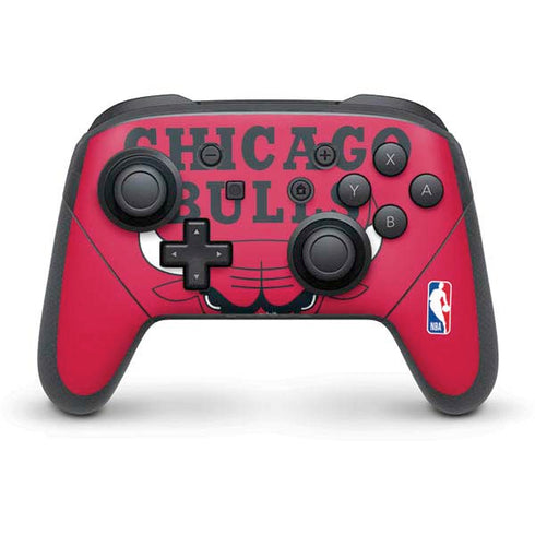 NBA Chicago Bulls Large Logo Nintendo Skins