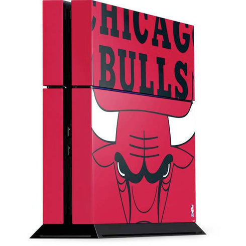 NBA Chicago Bulls Large Logo PlayStation PS4 Skins