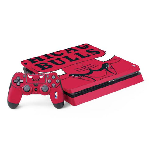 NBA Chicago Bulls Large Logo PlayStation PS4 Skins
