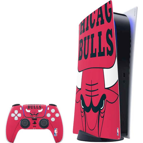 NBA Chicago Bulls Large Logo PlayStation PS5 Skins