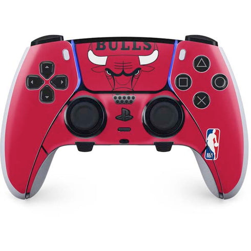 NBA Chicago Bulls Large Logo PS5 DualSense Edge Pro Controller Skin