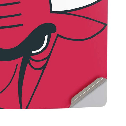 NBA Chicago Bulls Large Logo PS5 Pro Disk Console Skin