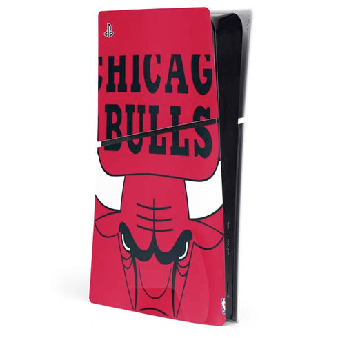 NBA Chicago Bulls Large Logo PS5 Slim Digital Edition Console Skin