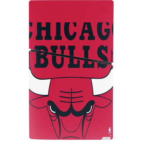 NBA Chicago Bulls Large Logo PS5 Slim Digital Edition Console Skin