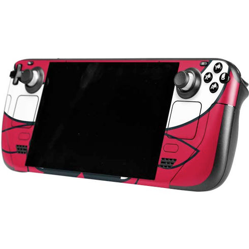 NBA Chicago Bulls Large Logo Steam Deck Handheld Gaming Computer Skin