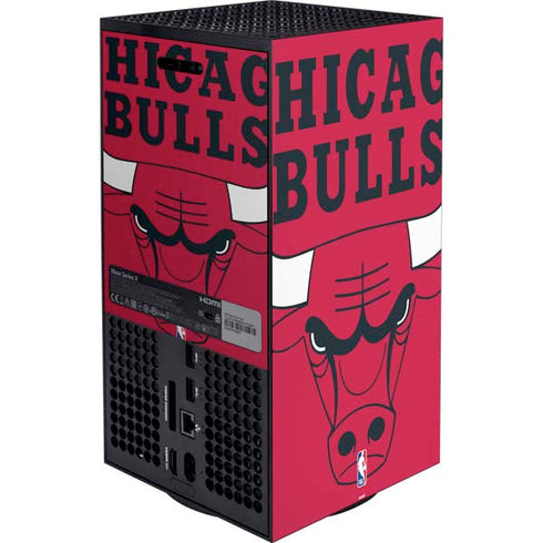 NBA Chicago Bulls Large Logo XBox Series X Digital Edition Bundle Skin