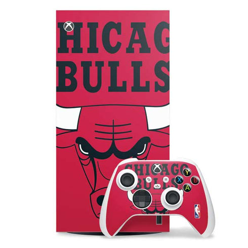NBA Chicago Bulls Large Logo Xbox Series X Skins