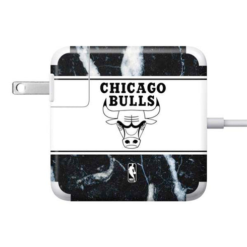 NBA Chicago Bulls Marble 85W Power Adapter (15 and 17 inch MacBook Pro Charger) Skin