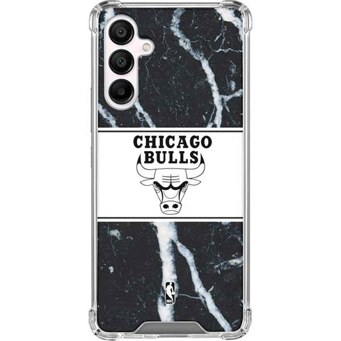 NBA Chicago Bulls Marble Galaxy A16 5G Clear Case