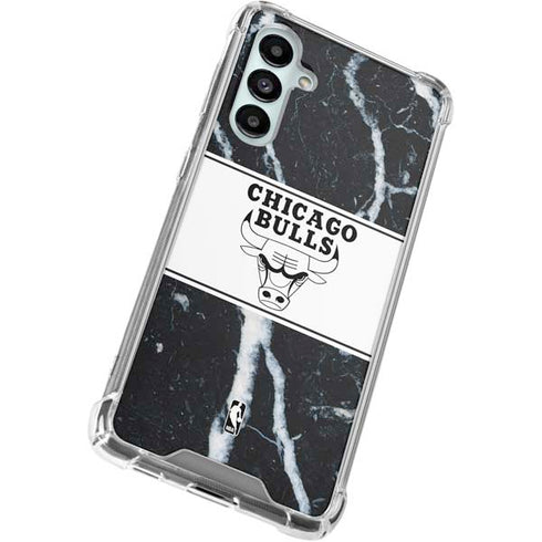 NBA Chicago Bulls Marble Galaxy A16 5G Clear Case