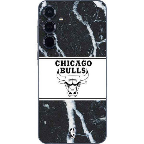 NBA Chicago Bulls Marble Galaxy A35 5G Skin