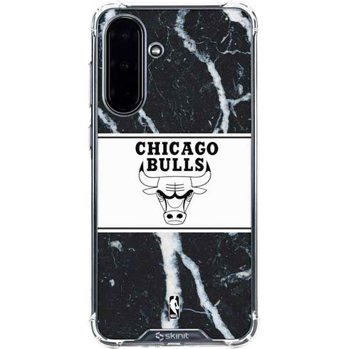 NBA Chicago Bulls Marble Galaxy A36 5G Clear Case