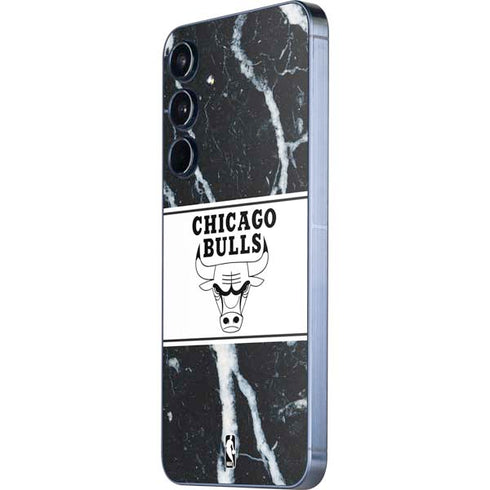 NBA Chicago Bulls Marble Galaxy A55 5G Skin