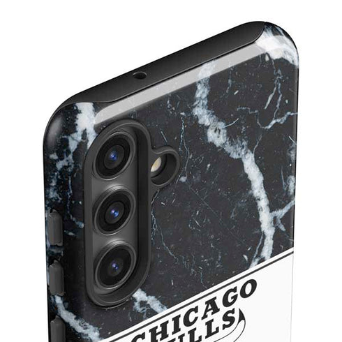 NBA Chicago Bulls Marble Galaxy S25 Impact Case