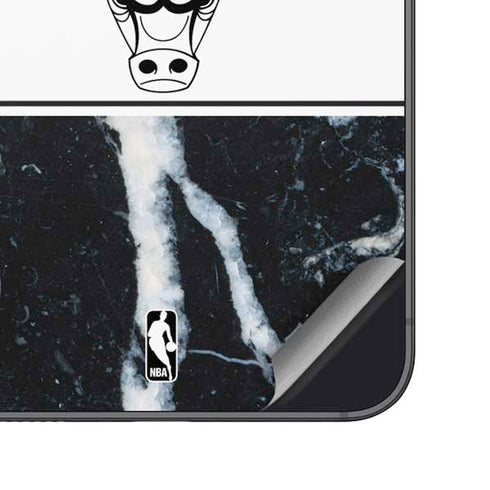 NBA Chicago Bulls Marble Galaxy S24 Skin