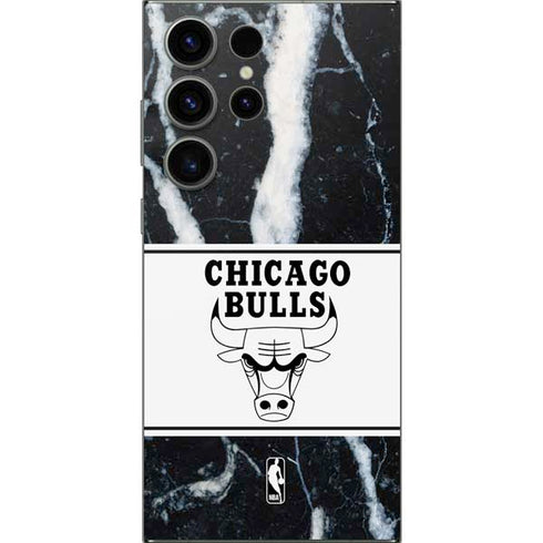 NBA Chicago Bulls Marble Galaxy S24 Ultra Skin