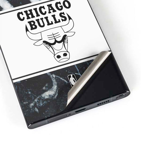 NBA Chicago Bulls Marble Galaxy S24 Ultra Skin