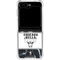 NBA Chicago Bulls Marble Galaxy Z Flip6 Clear Case