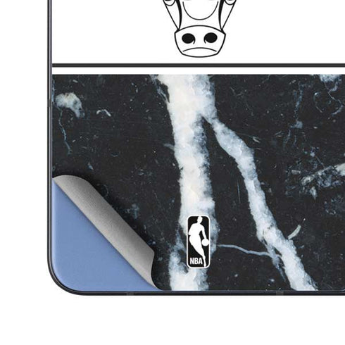 NBA Chicago Bulls Marble Galaxy Z Fold5 5G Skin