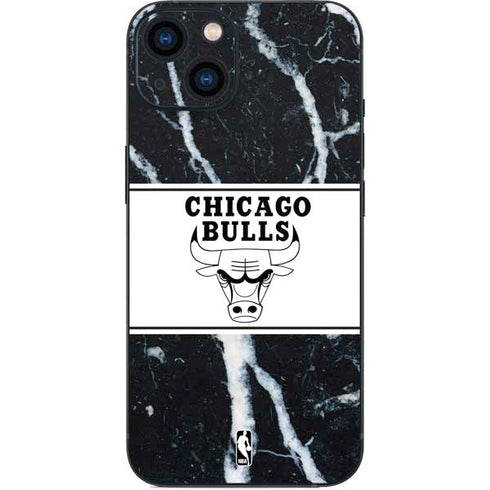 NBA Chicago Bulls Marble iPhone 15 Skin