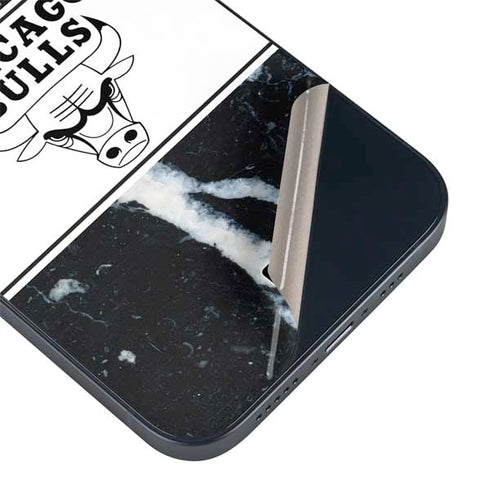 NBA Chicago Bulls Marble iPhone 15 Skin