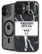 NBA Chicago Bulls Marble iPhone 16 Kickstand Case